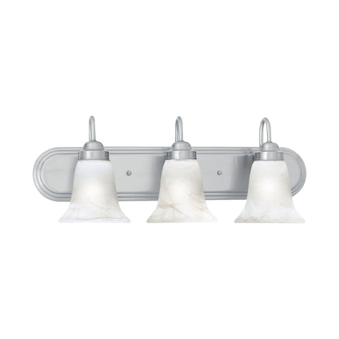 HOMESTEAD wall lamp Brushed Nickel 3x100