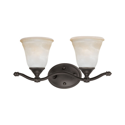 HARMONY wall lamp Aged Bronze 2x100W 120