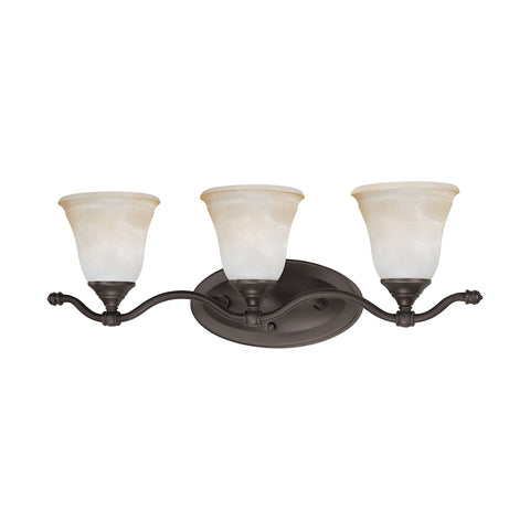 HARMONY wall lamp Aged Bronze 3x100W 120