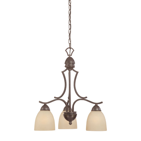TRITON chandelier Sable Bronze 3x100W