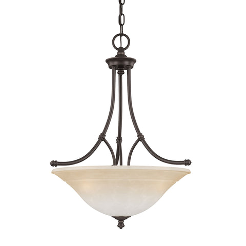 HARMONY pendant Aged Bronze 3x100W 120V