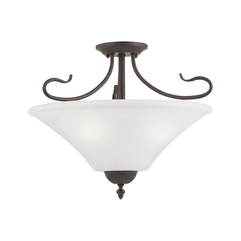 ELIPSE pendant Painted Bronze 3x100W 120