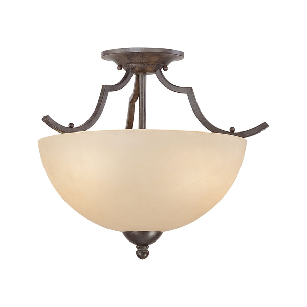 TRITON ceiling lamp Sable Bronze 2x100W