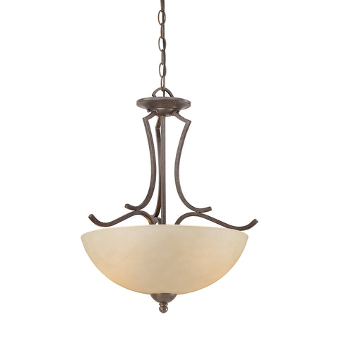 TRITON pendant Sable Bronze 2x100W 120V