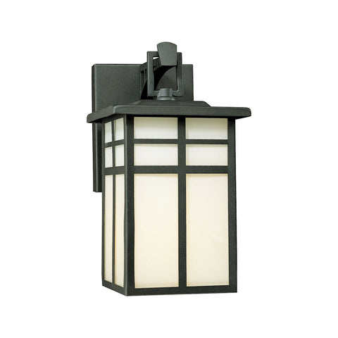 MISSION wall lantern Black 1x100W 120V