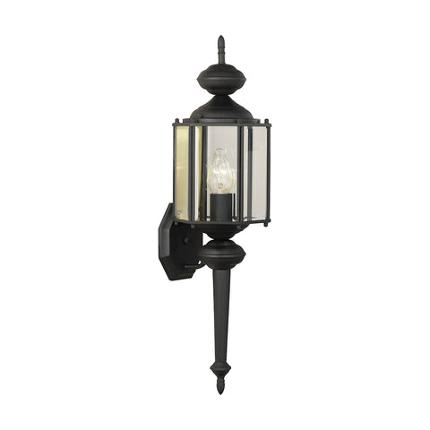BRENTWOOD wall lantern Black 1x100W 120