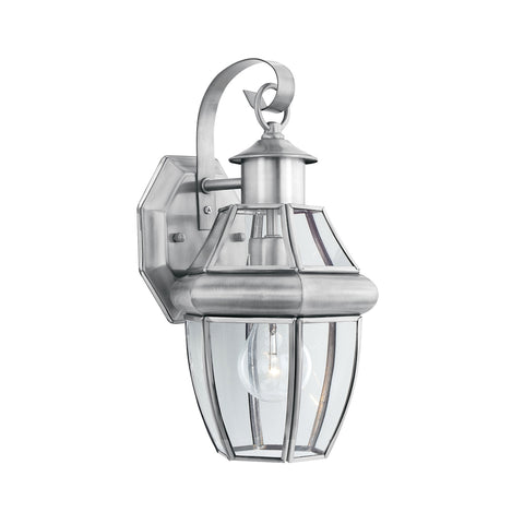 HERITAGE wall lantern Brushed Nickel 1x