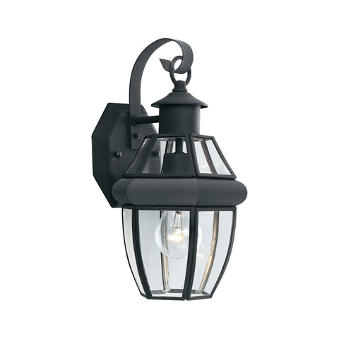 HERITAGE wall lantern Black 1x60W 120V