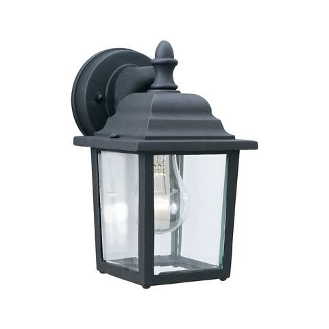 HAWTHORNE wall lantern Black 1x60W 120V