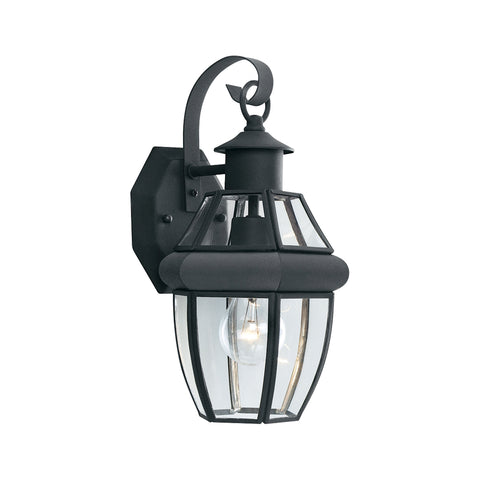 HERITAGE wall lantern Black 1x100W 120V