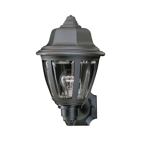 OUTDOOR ESSENTIALS wall lantern Black 1x