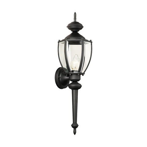 PARK AVENUE wall lantern Black 1x100W