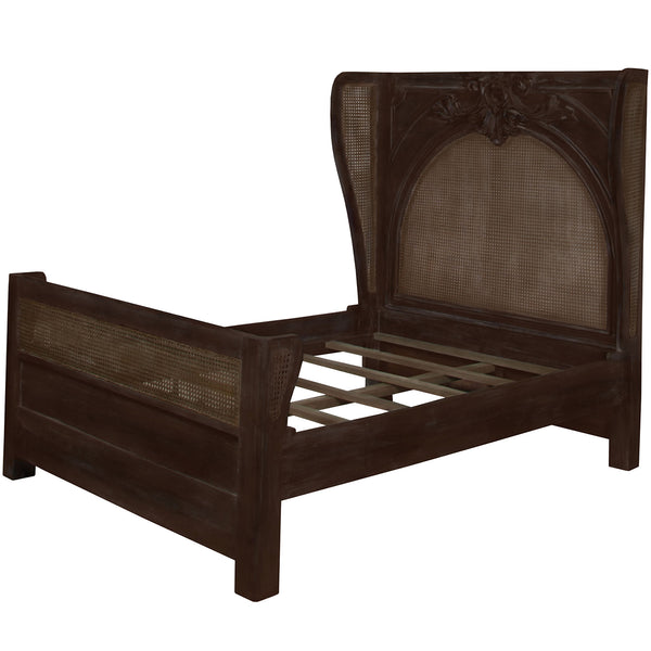 CANED ACANTHUS KING BED