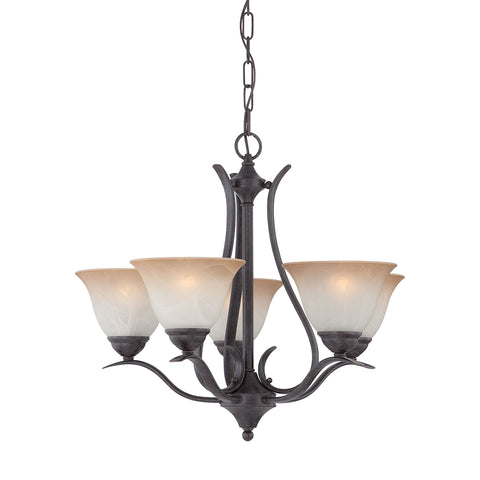 PRESTIGE chandelier Sable Bronze 5x100W
