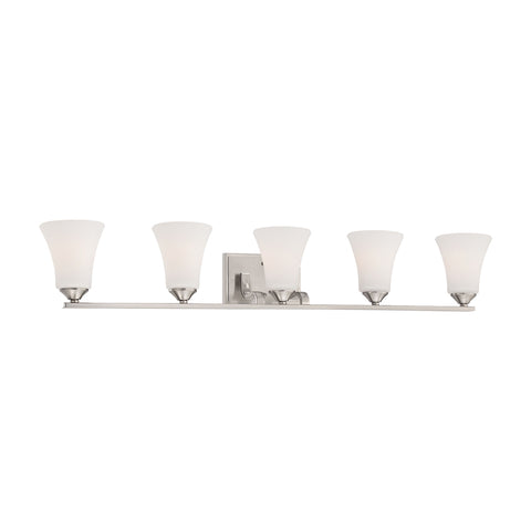 Treme wall lamp Brushed Nickel 5x100W