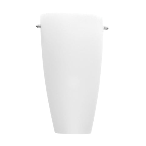 Tenera 1 Light Sconce In Chrome With White Opal Glass