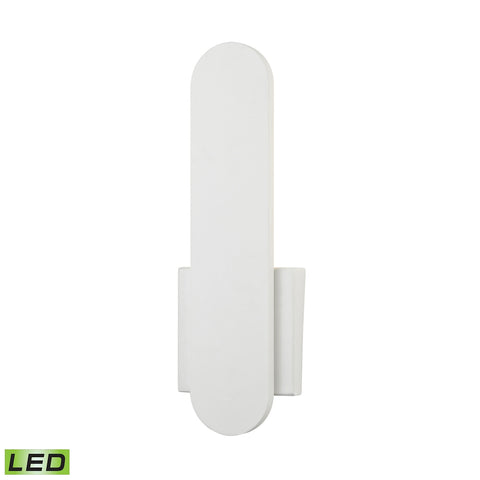 Feather Petite LED Wall Sconce In White