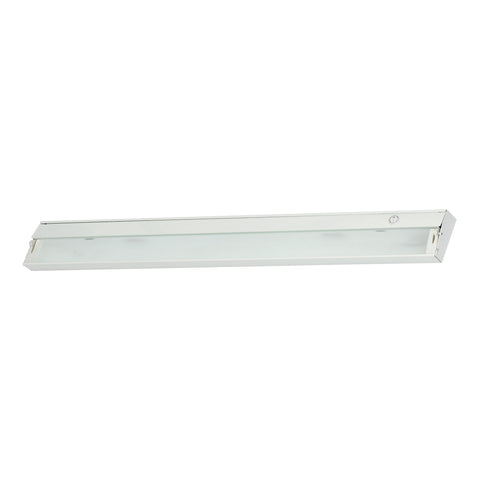 ZeeLine 6 Lamp Xenon Cabinet Light In White With Diffused Glass